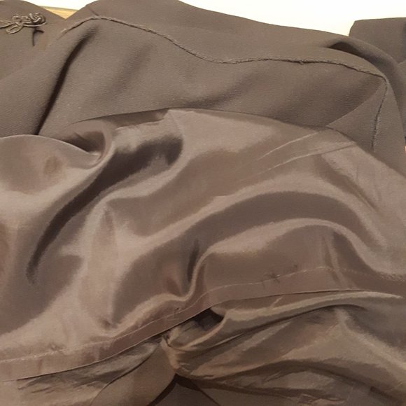 MariAnna Dress w/ attached Bolero Jacket Midi Career Black Size 12 - Picture 10 of 11